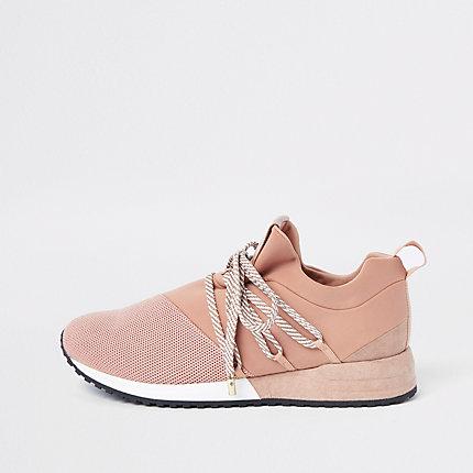 River Island Womens Lace-up Runner Sneakers