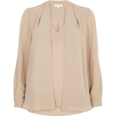 River Island Womens Blush 2 In 1 Blouse