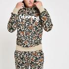 River Island Mens Money Clothing Camo Hoodie