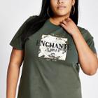 River Island Womens Plus Printed Jumbo T-shirt