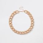 River Island Womens Gold Tone Chunky Chain Necklace