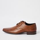 River Island Mens 'ri' Embossed Derby Shoes