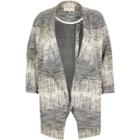 River Island Womens Pattern Slouchy Jacket