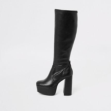 River Island Womens Knee High Platform Boots