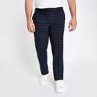 River Island Mens Big And Tall Grindle Check Suit Trousers
