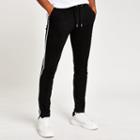 River Island Mens Taped Super Skinny Jogger Trousers