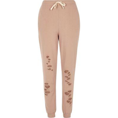 River Island Womens Distressed Casual Joggers