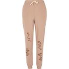 River Island Womens Distressed Casual Joggers