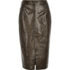 River Island Womens Snake Print Split Front Pencil Skirt