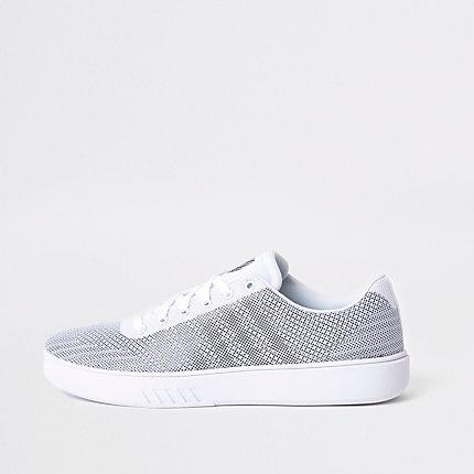 River Island Mens K-swiss White Mesh Sneakers