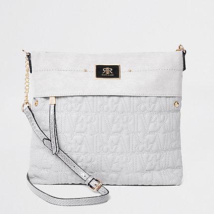 River Island Womens Ri Stitch Messenger Bag