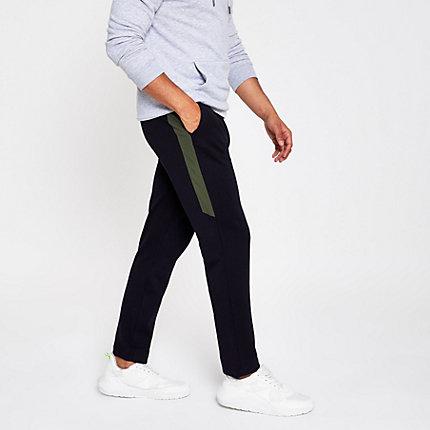 River Island Mens Pique Jogger Trousers