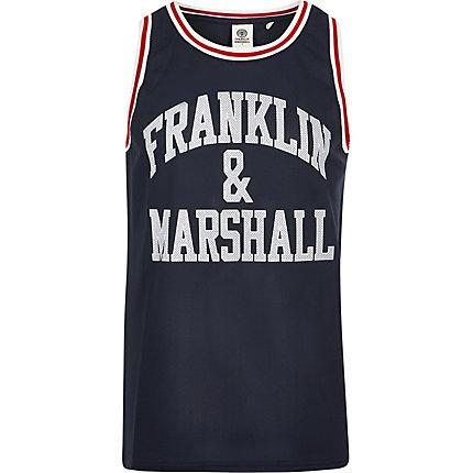 River Island Mens Franklin And Marshall Mesh Vest