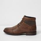 River Island Mens Lace-up Work Boots