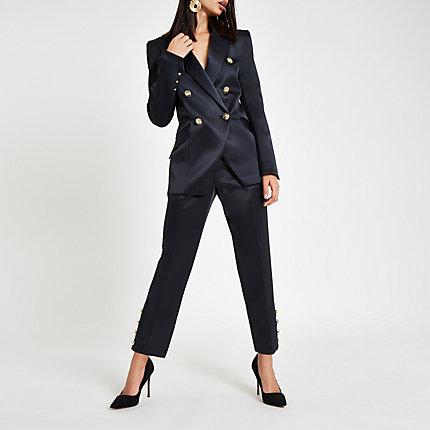 River Island Womens Satin Peg Trousers