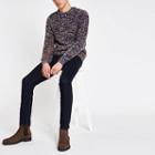 River Island Mens Slim Fit Chunky Twist Jumper