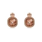 River Island Womens Rose Gold Gemstone Stud Earrings
