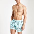 River Island Mens 'miami Night' Printed Swim Trunks