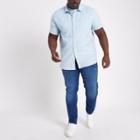 River Island Mens Big And Tall Linen Shirt