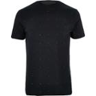 River Island Mens Big And Tall Slim Fit Studded T-shirt