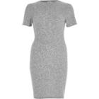 River Island Womens Ribbed Jersey Bodycon Dress
