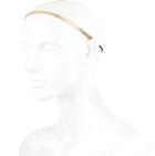 River Island Womens Gold Tone Glam Stretch Headband