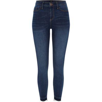 River Island Womens Released Hem Molly Jeggings