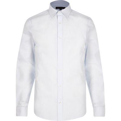 River Island Mens Smart Stripe Slim Fit Shirt