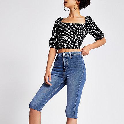 River Island Womens Kaia High Rise Cycling Shorts