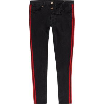River Island Mens Tape Ollie Spray On Jeans
