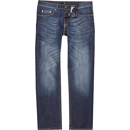 River Island Mens Big And Tall Wash Jeans