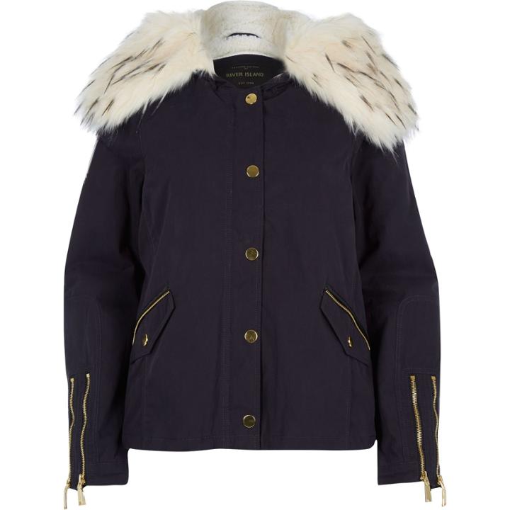 River Island Womens Short Parka Jacket