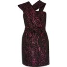 River Island Womens Print Ruffle Strap Dress