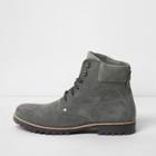 River Island Mens Suede Lace-up Worker Boots
