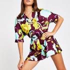 River Island Womens Caroline Flack Floral Print Shirt