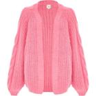 River Island Womens Balloon Sleeve Cable Knit Cardigan