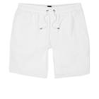 River Island Mens White Tape Slim Fit Jersey Shorts