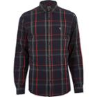 River Island Mens Slim Fit Check Print Shirt