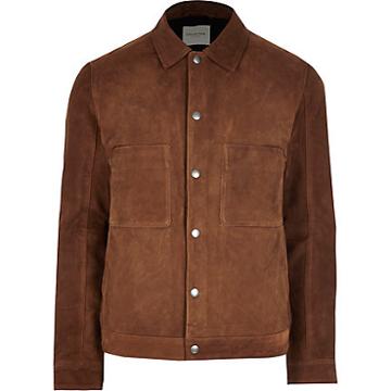 River Island Mens Selected Leather Jacket