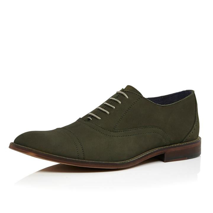 River Island Mensdark Nubuck Brogues