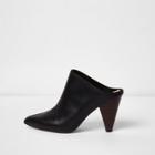 River Island Womens Pointed Toe Cone Heel Mules