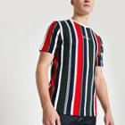 River Island Mens Stripe Prolific Slim Fit T-shirt