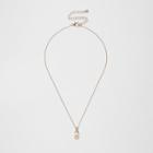River Island Womens Gold Tone Pineapple Pendant Necklace