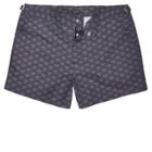 River Island Mens Retro Print Swim Trunks