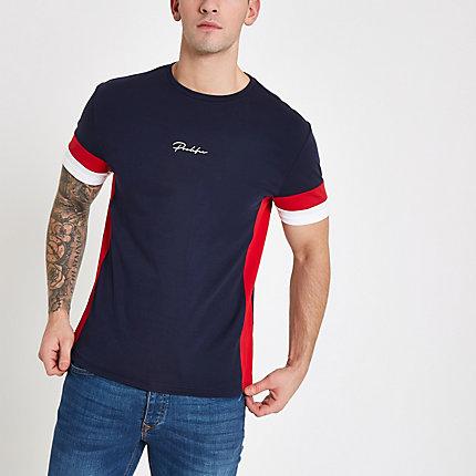 River Island Mens 'prolific' Tape Slim Fit T-shirt