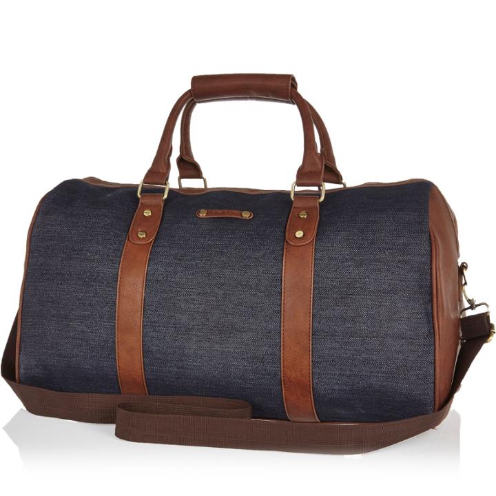 River Island Mensnavy Holdall Bag