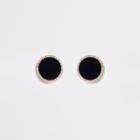 River Island Womens Large Round Diamante Clip On Earrings