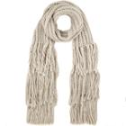 River Island Womens Chunky Knitted Tassel Scarf