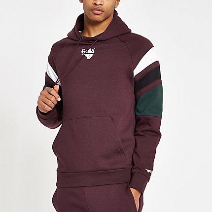 River Island Mens Gola Colour Block Hoodie