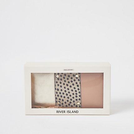 River Island Womens Gift Boxed Spot Zip Around Purse